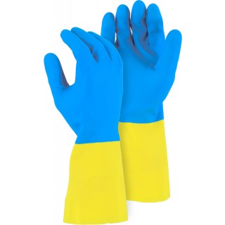 4055 - Majestic® Glove 12` Neoprene Coated Latex Gloves with Diamond Grip